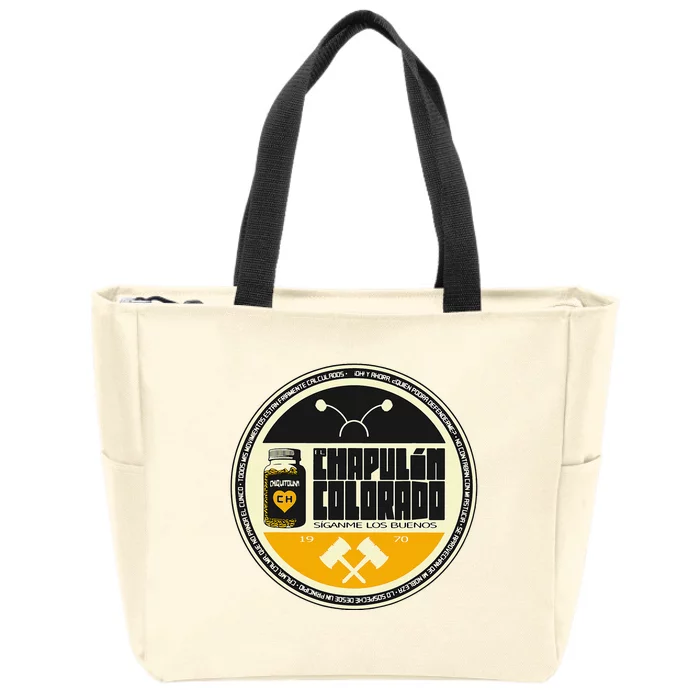 Chapulin Colorado Fun Desings Zip Tote Bag