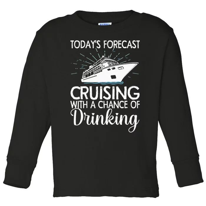 Cool Cruising For Family Cruise Vacation Lover Toddler Long Sleeve Shirt