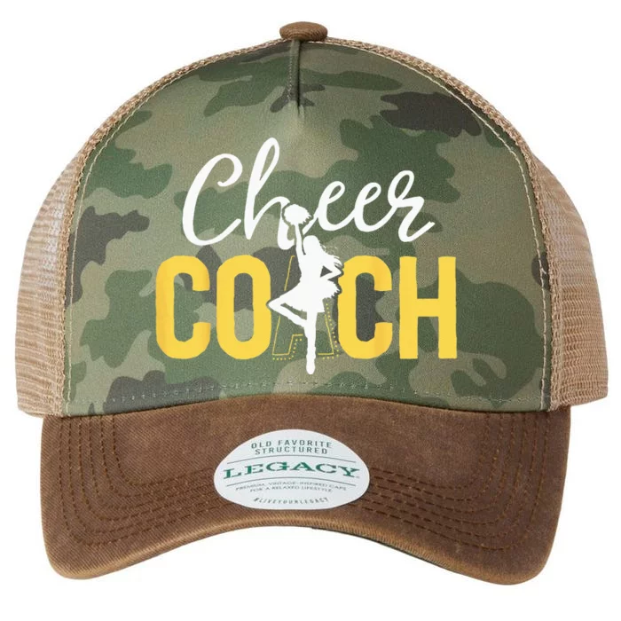 Cheer Coach For Women Vintage Cheerleader Gift Squad Legacy Tie Dye Trucker Hat