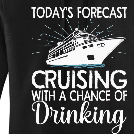 Cool Cruising For Family Cruise funny Vacation Lover Women's Pullover Hoodie