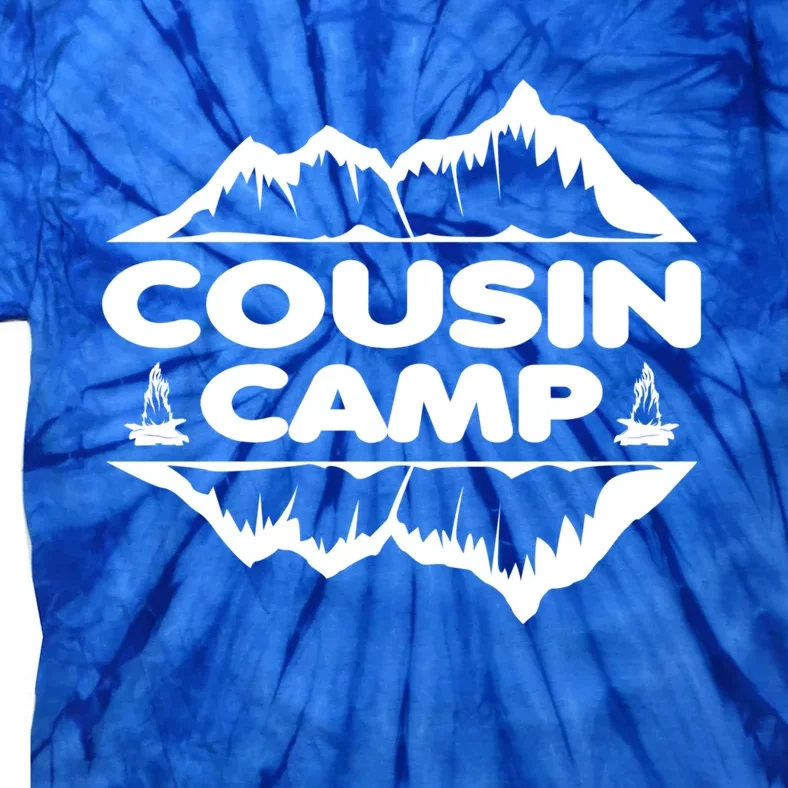 Cousin Camp Family Camping Summer Vacation Crew Family Trip Cool Gift Tie-Dye T-Shirt