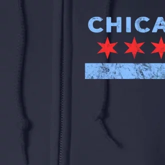 Chicago - Chicago Flag Sweatshirt Sweatshirt Full Zip Hoodie