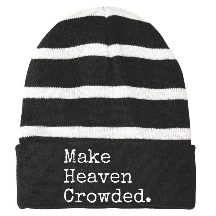 Chubby Chaser Funny Fraternity College Frat Party Greek Striped Beanie with Solid Band