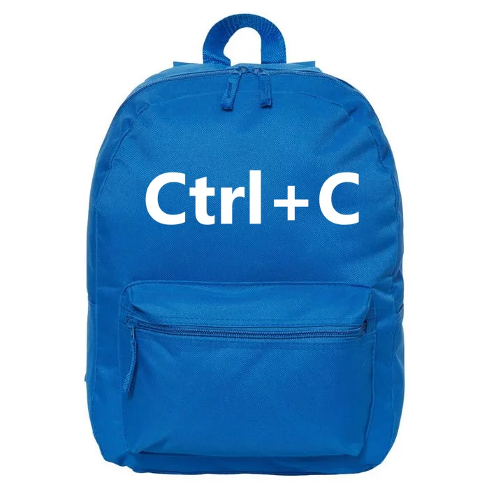 Ctrl C Family Matching Copy Paste Funny Gift 16 in Basic Backpack