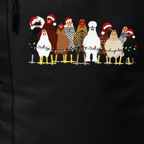 Christmas Chickens Farm Heifer Christmas Daily Commute Backpack