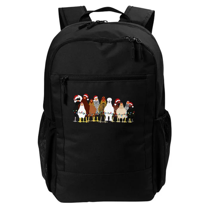 Christmas Chickens Farm Heifer Christmas Daily Commute Backpack