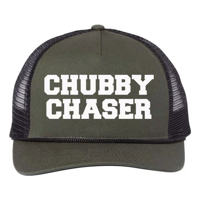 Chubby Chaser Funny Fraternity College Frat Party Greek Retro Rope Trucker Hat Cap