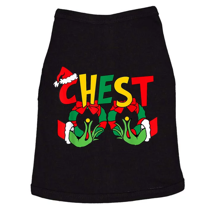 Chestnuts Christmas Family Matching Couples Chest Nuts Xmas Doggie Tank