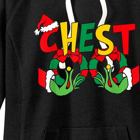 Chestnuts Christmas Family Matching Couples Chest Nuts Xmas Women's Fleece Hoodie