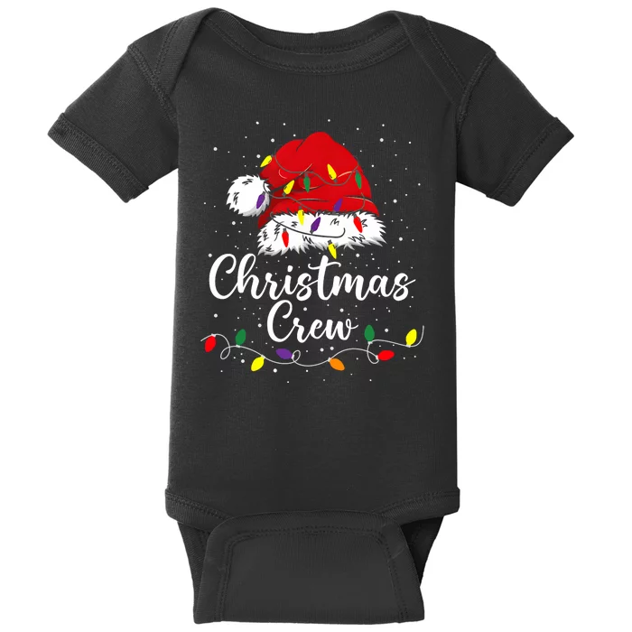 Christmas Crew Family Group Matching Christmas Pajama Party Baby Bodysuit