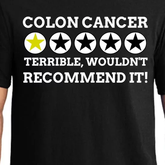 Cancerous Colons Funny Gift Funny Colon Cancer Great Gift Pajama Set