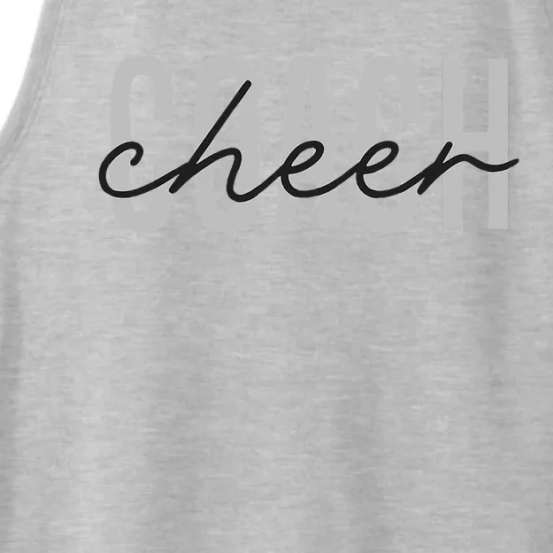 Cheer Coach Funny Design Cute Cheer Coach Cool Coaching Ladies Tri-Blend Wicking Tank