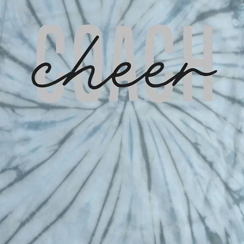 Cheer Coach Funny Design Cute Cheer Coach Cool Coaching Tie-Dye T-Shirt