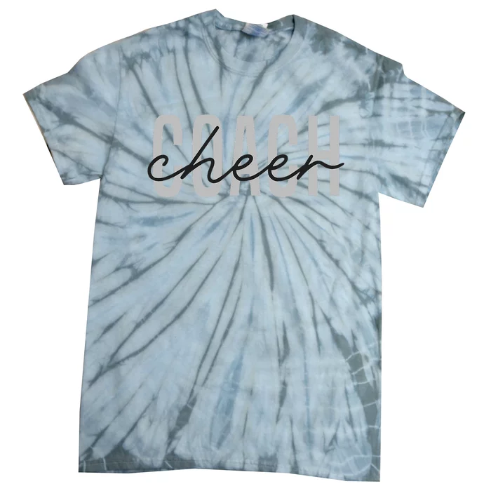 Cheer Coach Funny Design Cute Cheer Coach Cool Coaching Tie-Dye T-Shirt