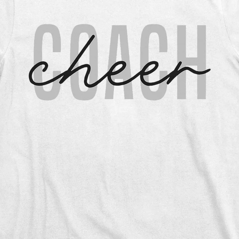 Cheer Coach Funny Design Cute Cheer Coach Cool Coaching T-Shirt