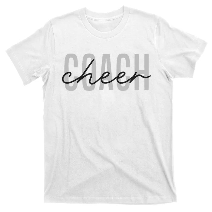 Cheer Coach Funny Design Cute Cheer Coach Cool Coaching T-Shirt