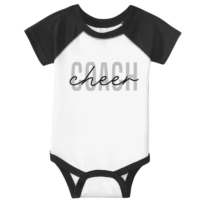 Cheer Coach Funny Design Cute Cheer Coach Cool Coaching Infant Baby Jersey Bodysuit