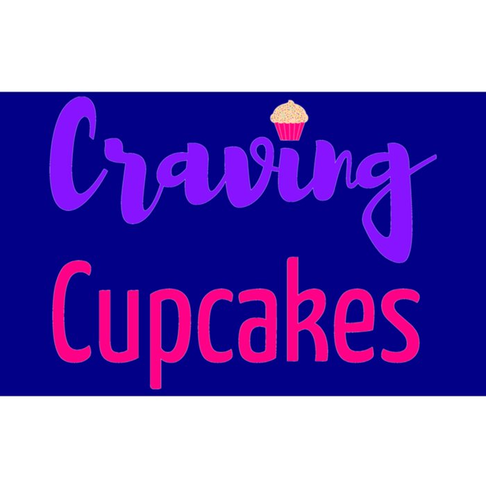 Craving Cupcakes Fun Working Out Gym Diet Lifestyle Desert Great Gift Bumper Sticker