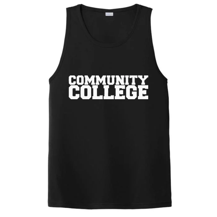 Community College Funny Fraternity College Rush Party Greek Performance Tank