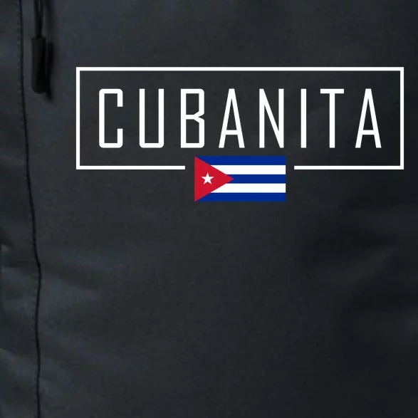 Cubanita Cuban Flag Logo Daily Commute Backpack