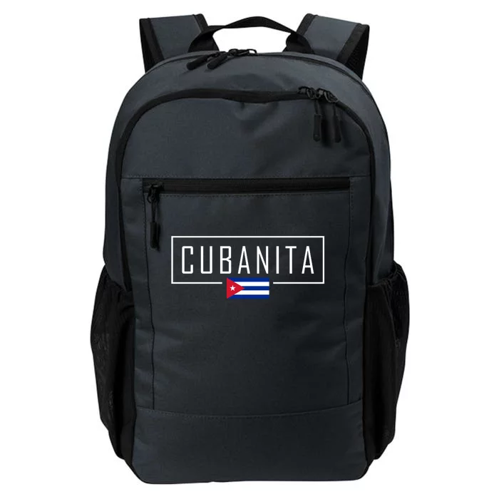 Cubanita Cuban Flag Logo Daily Commute Backpack