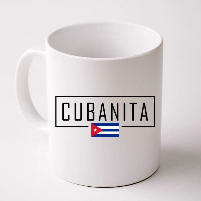 Cubanita Cuban Flag Logo Front & Back Coffee Mug