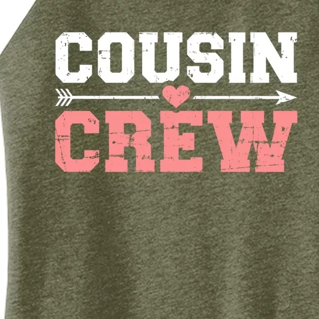 Cousin Crew Funny Gift Women’s Perfect Tri Rocker Tank