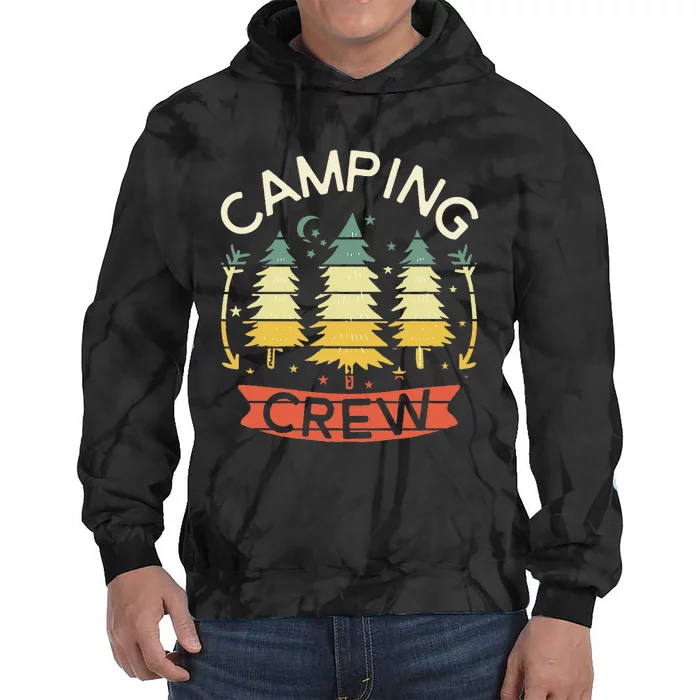 Camping Crew Family Camping For Family Matching Tie Dye Hoodie