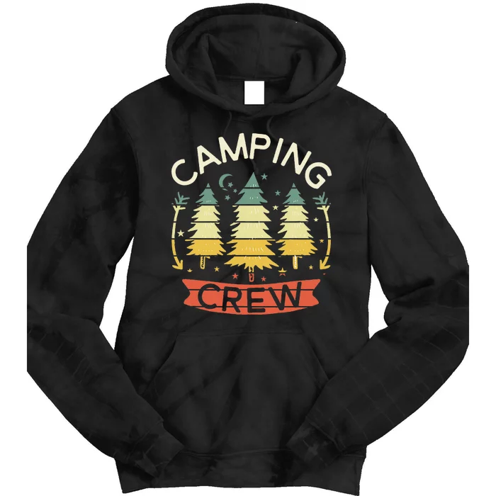 Camping Crew Family Camping For Family Matching Tie Dye Hoodie