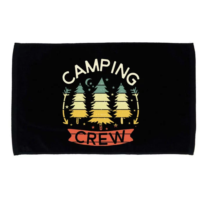 Camping Crew Family Camping For Family Matching Microfiber Hand Towel