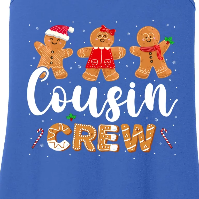 Cousin Crew Funny Christmas Santa Gingerbread Cookie Lover Funny Gift Ladies Essential Tank