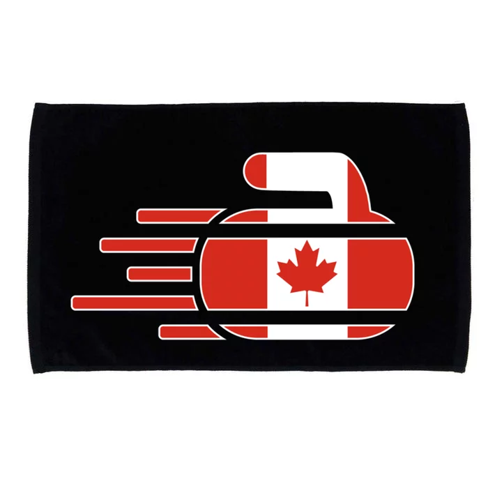 Canada Curling Fans Jersey Canadian Curlers Winter Sports Meaningful Gift Microfiber Hand Towel