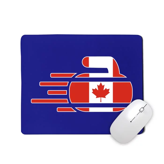 Canada Curling Fans Jersey Canadian Curlers Winter Sports Meaningful Gift Mousepad