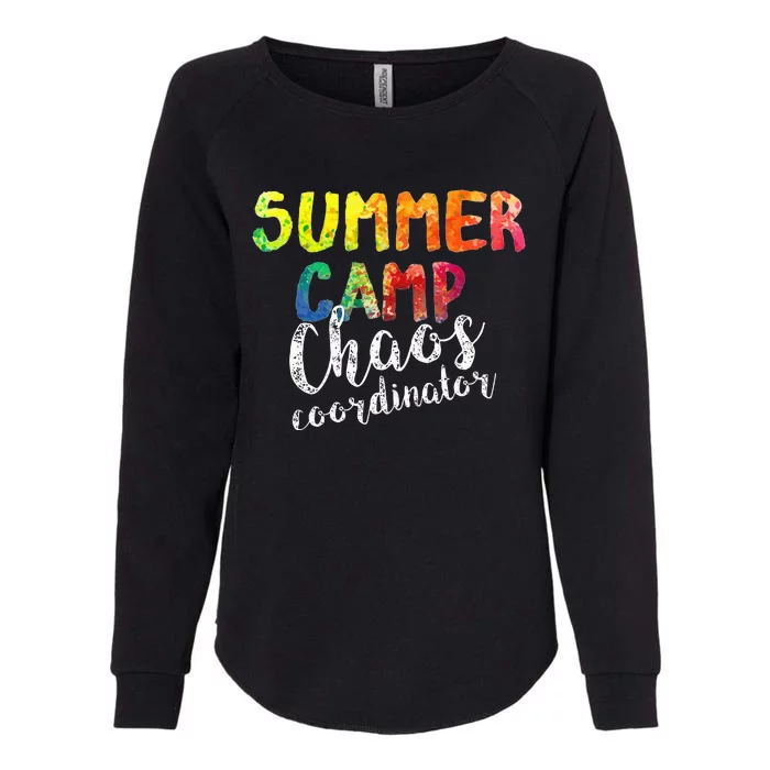 Chaos Coordinator . Funny Summer Camp Counselor Womens California Wash Sweatshirt