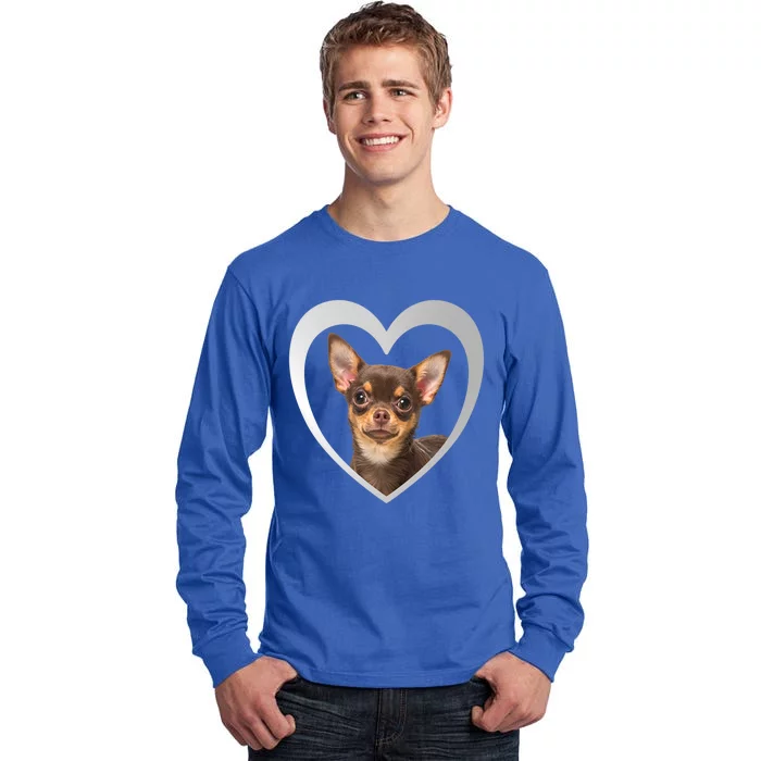 Chihuahua Cute Funny Gift Chihuahua Dog Chihuahua Funny Gift Tall Long Sleeve T-Shirt