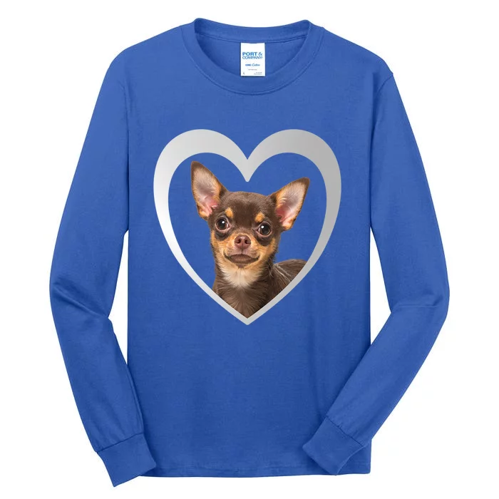 Chihuahua Cute Funny Gift Chihuahua Dog Chihuahua Funny Gift Tall Long Sleeve T-Shirt