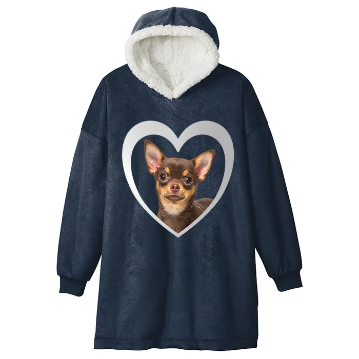 Chihuahua Cute Funny Gift Chihuahua Dog Chihuahua Funny Gift Hooded Wearable Blanket