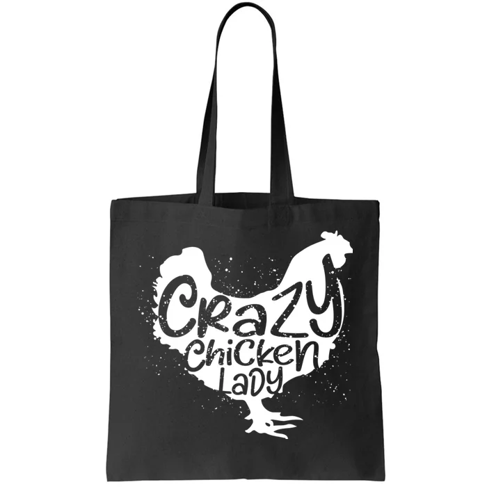 Cute Chicken Farmer Gift Funny Crazy Chicken Lady For Mom Tote Bag