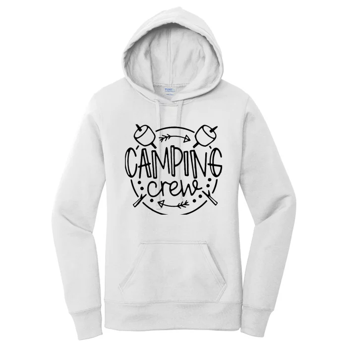 Camping Crew Funny RV Camper Outdoors Vacation Adventures Women's Pullover Hoodie