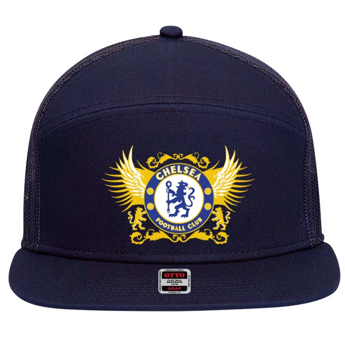 Cool Chelsea Football Club Soccer 7 Panel Mesh Trucker Snapback Hat