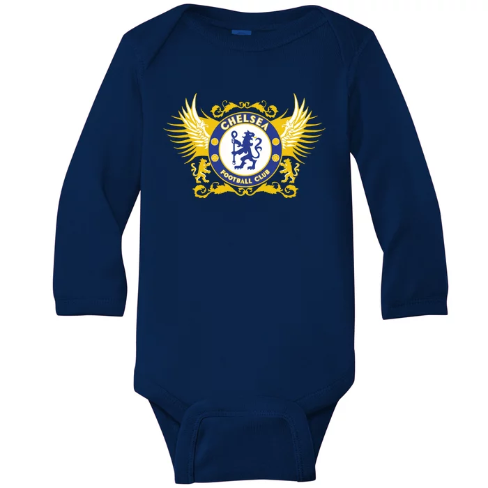 Cool Chelsea Football Club Soccer Baby Long Sleeve Bodysuit