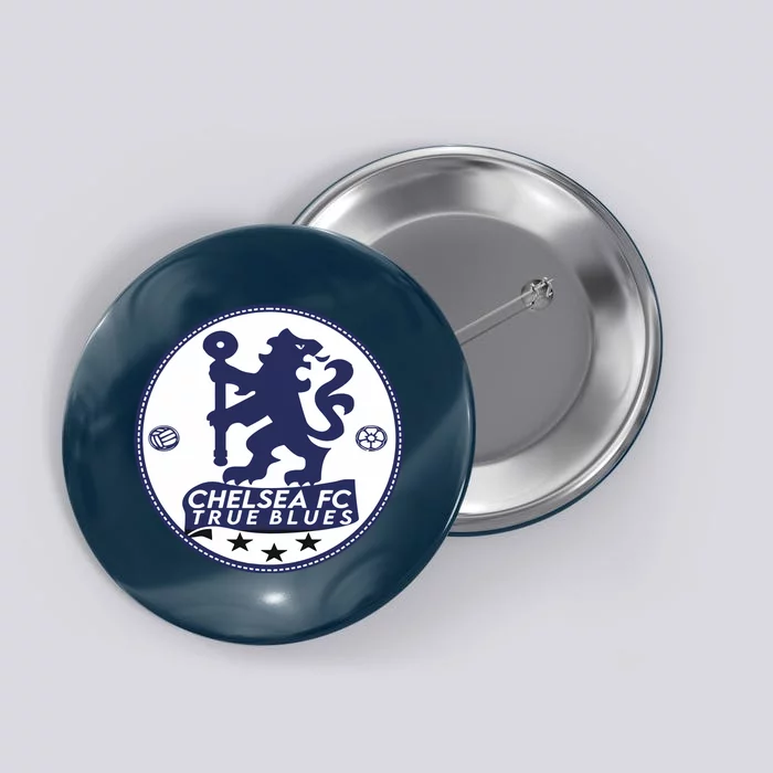 Cool Chelsea Fc True Blue Football Soccer Team Button