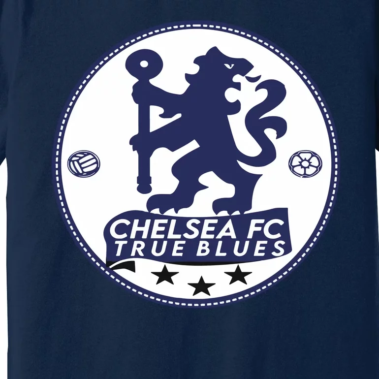 Cool Chelsea Fc True Blue Football Soccer Team Premium T-Shirt