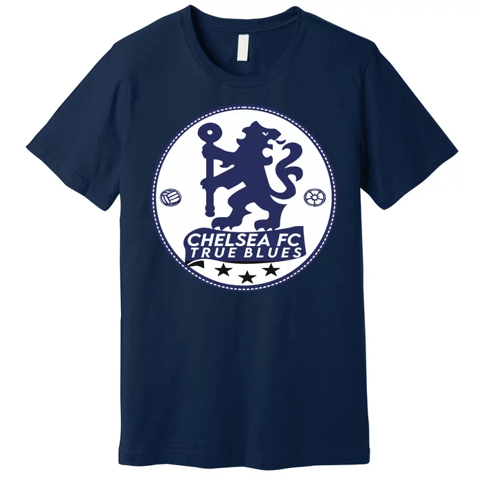 Cool Chelsea Fc True Blue Football Soccer Team Premium T-Shirt