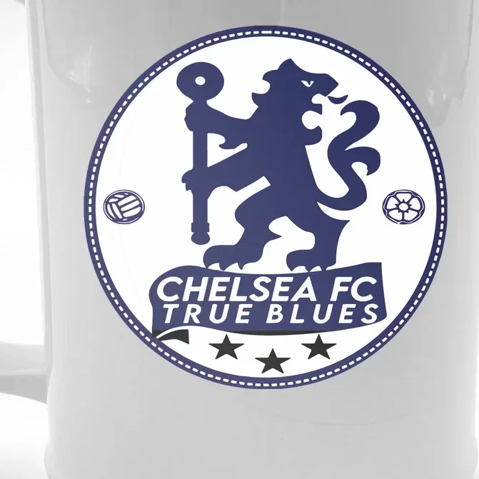 Cool Chelsea Fc True Blue Football Soccer Team Front & Back Beer Stein