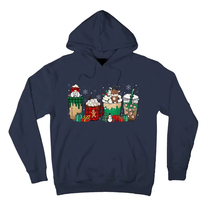 Christmas Coffee Funny Sweets Winter Cozy Xmas Coffee Lovers Tall Hoodie