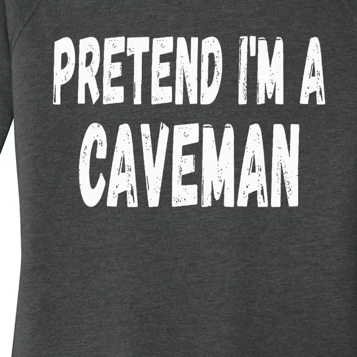 Caveman Costume for Effortless Halloween Fun Women's Perfect Tri Tunic Long Sleeve Shirt