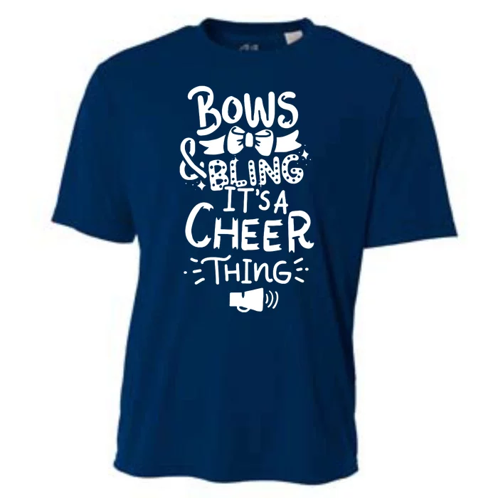 Cheerleading Cheerleader Football Gift Cooling Performance Crew T-Shirt