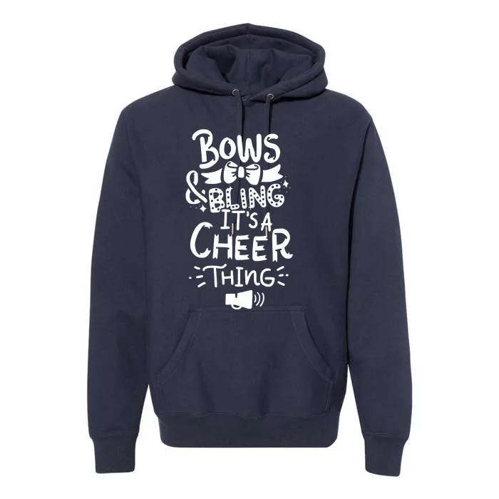 Cheerleading Cheerleader Football Gift Premium Hoodie