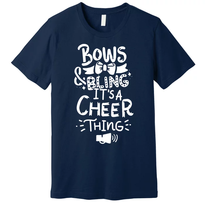 Cheerleading Cheerleader Football Gift Premium T-Shirt